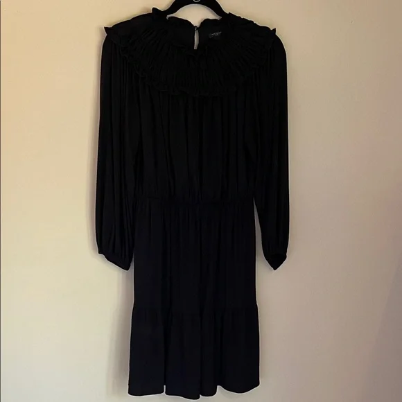 long sleeve petite maxi dress Petite Long Sleeve Shirred Maxi Dress in Pink main image 0